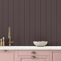Dulux 2024 paint colour trends palette V3 kitchen Parfait pink cabinets Black Walnut brown wall