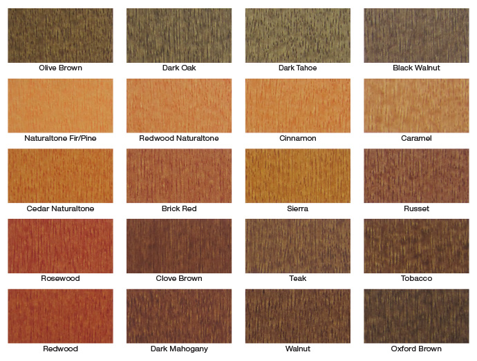 Dulux Semi Transpa Stain Colours - Wood Paint Colours Dulux