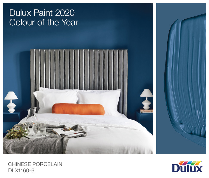 Dulux Paint 2020 Colour of the Year: Chinese Porcelain