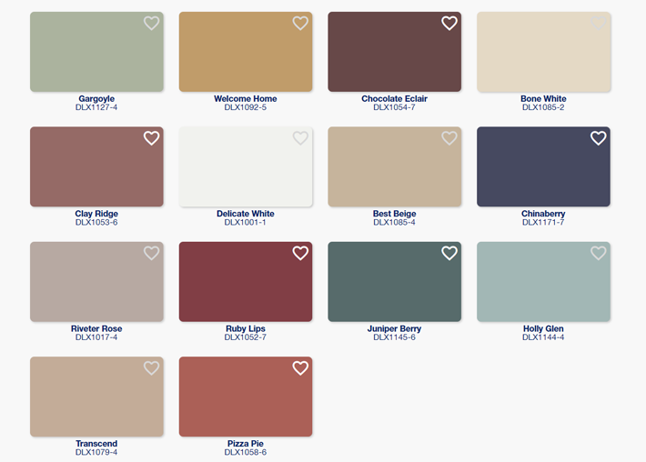 Dulux Shade Card Hot 58 Off Ingeniovirtual Com - Ici Gloss Paint Colour Chart