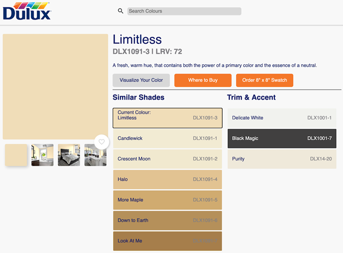 Dulux Order Swatches